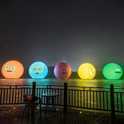 Oglašavanje na naduvavanje Slatki crtani Emoji